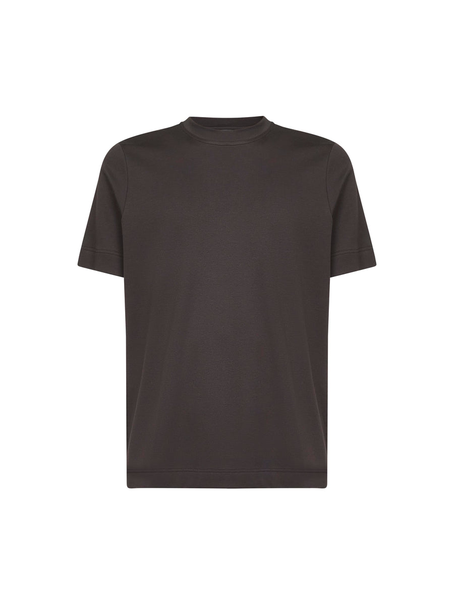 T-Shirt Cotton Jersey Brown T-shirts