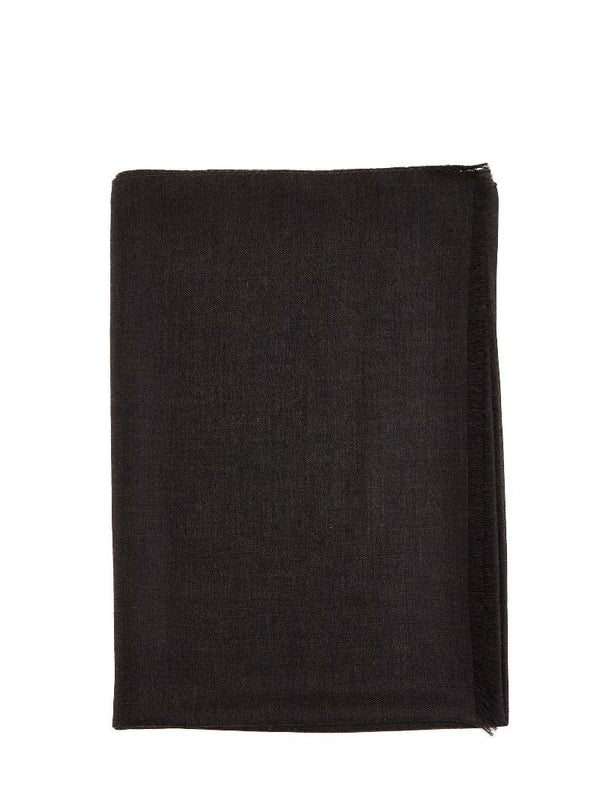 Wool Scarf Dark Grey