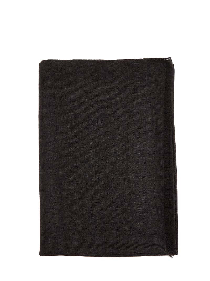 Wool Scarf Dark Grey