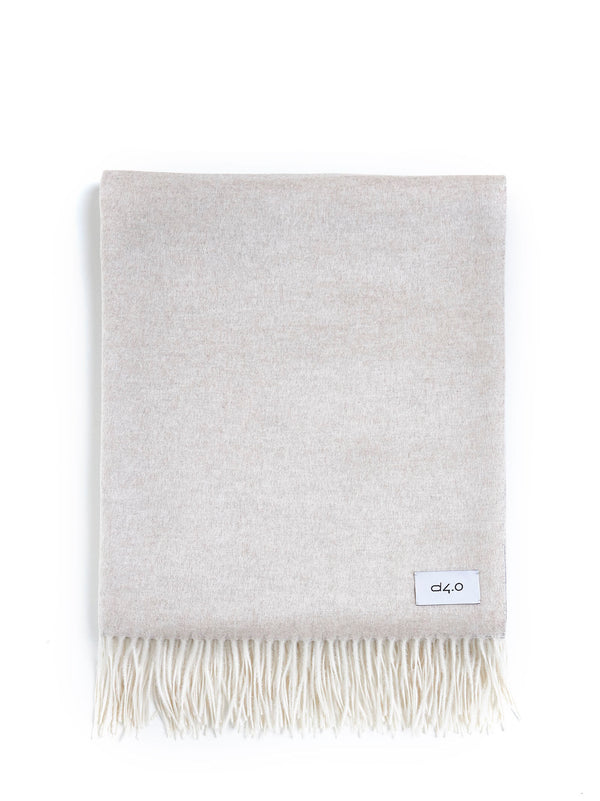 Plaid Scarf Grey Silk / Cashmere