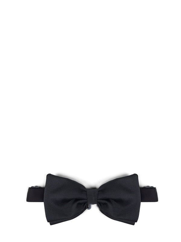 Bow Tie Pre-Tied Grosgrain Black Ties &