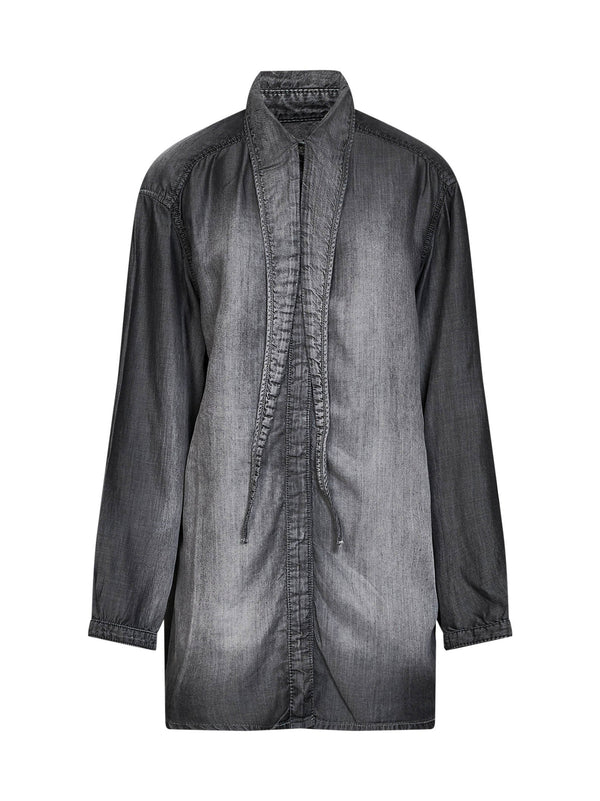 Shirt De-Arven-S Coated Denim Grey Chlorofibre
