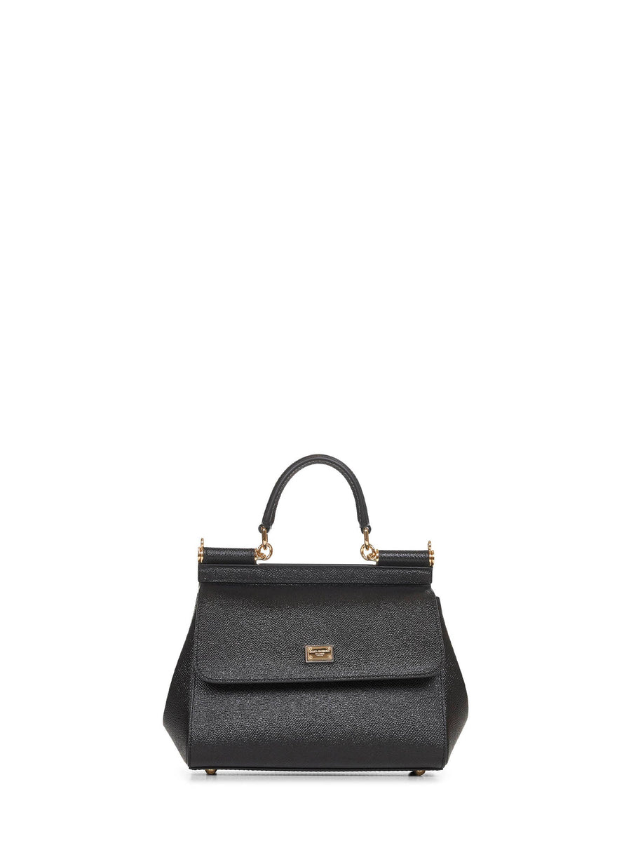 Handbag Sicily Black Calf Leather Handbags