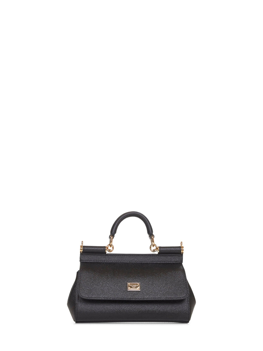 Handbag Sicily Black Calf Leather Handbags