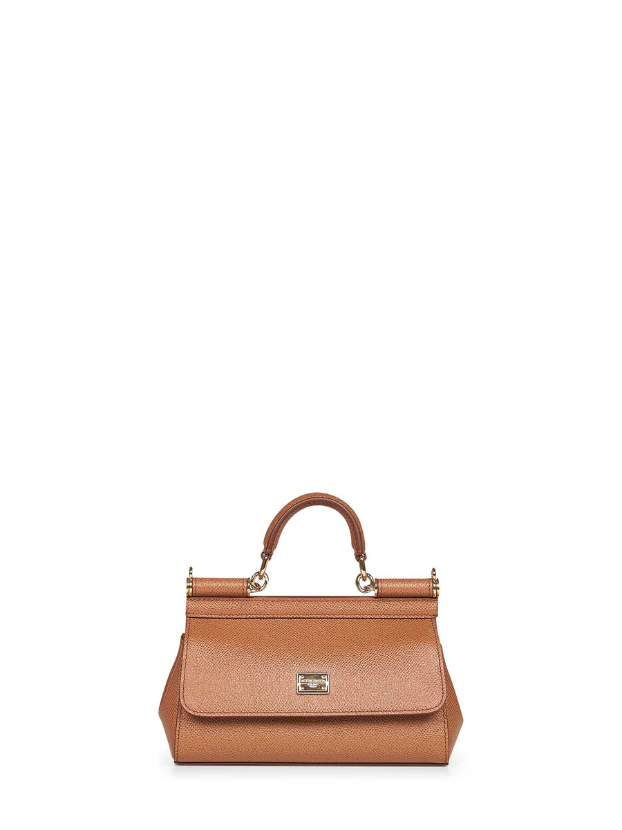 Handbag Sicily Camel Calf Leather Handbags