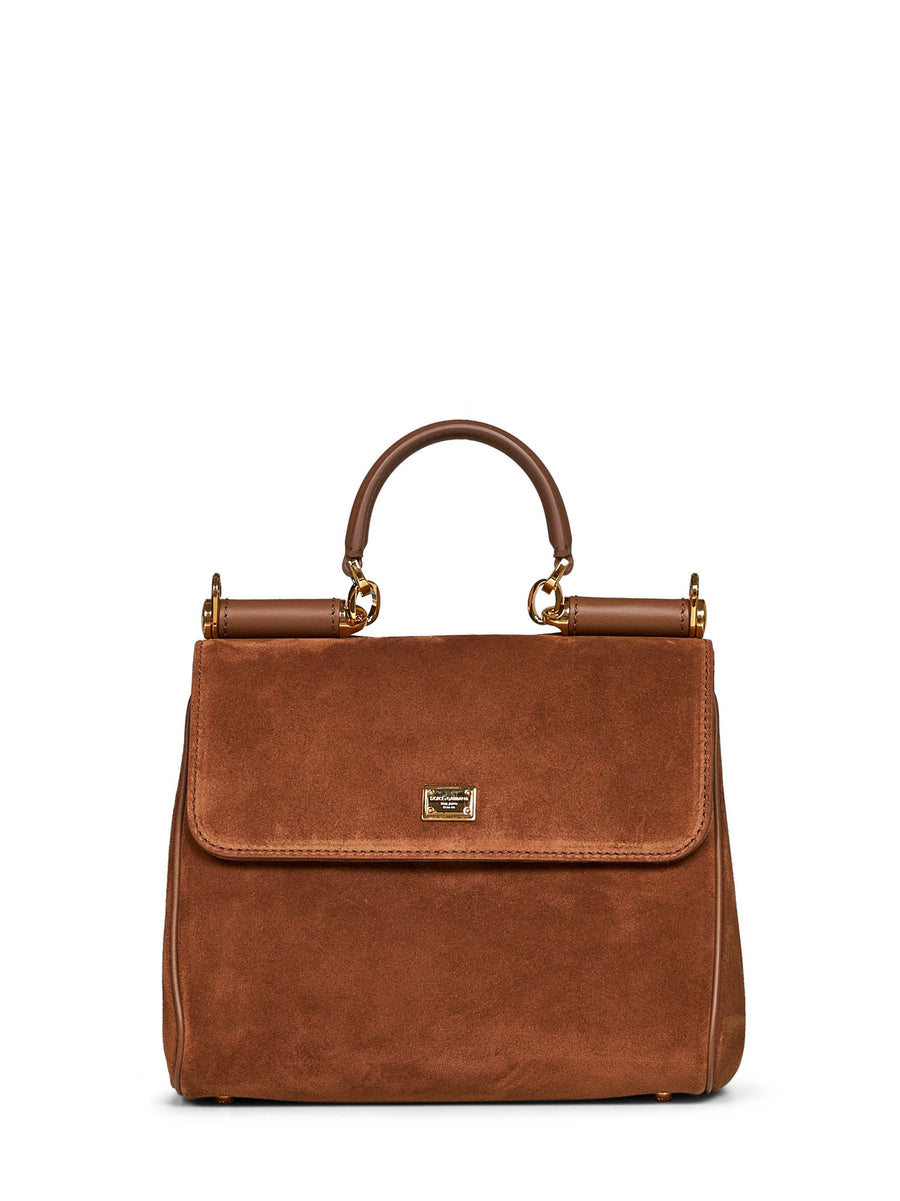 Handbag My Sicily Camel Calf Leather Handbags