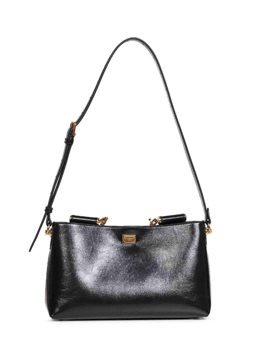 Handbag Black Calf Leather Handbags