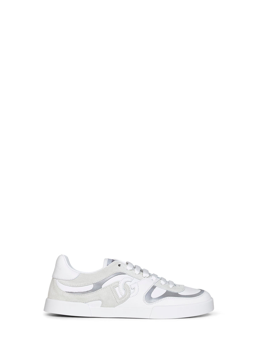Sneakers Portofino White Nappa Calfskin Calf Leather Trainers