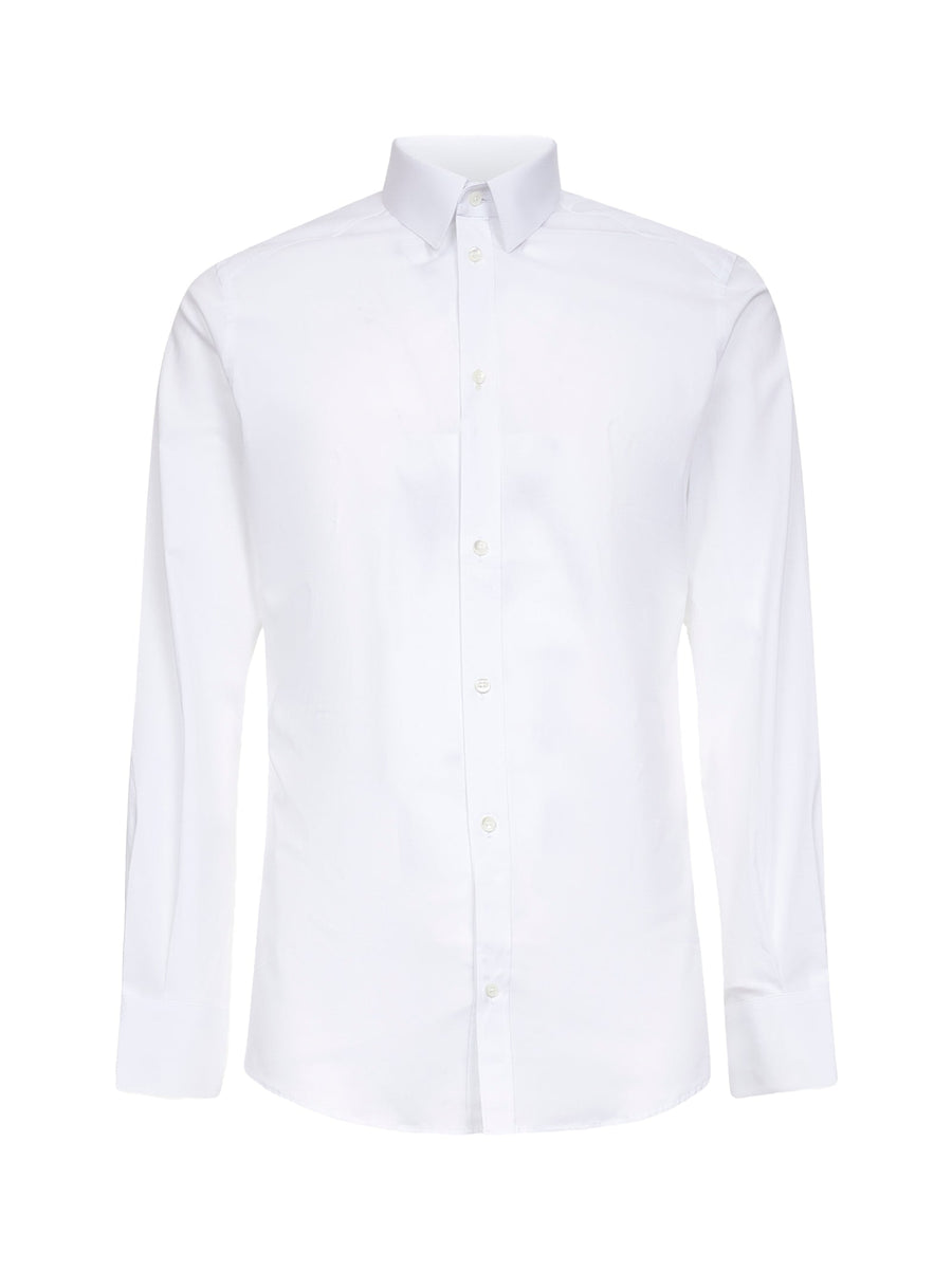 Shirt Stretch Cotton Poplin White