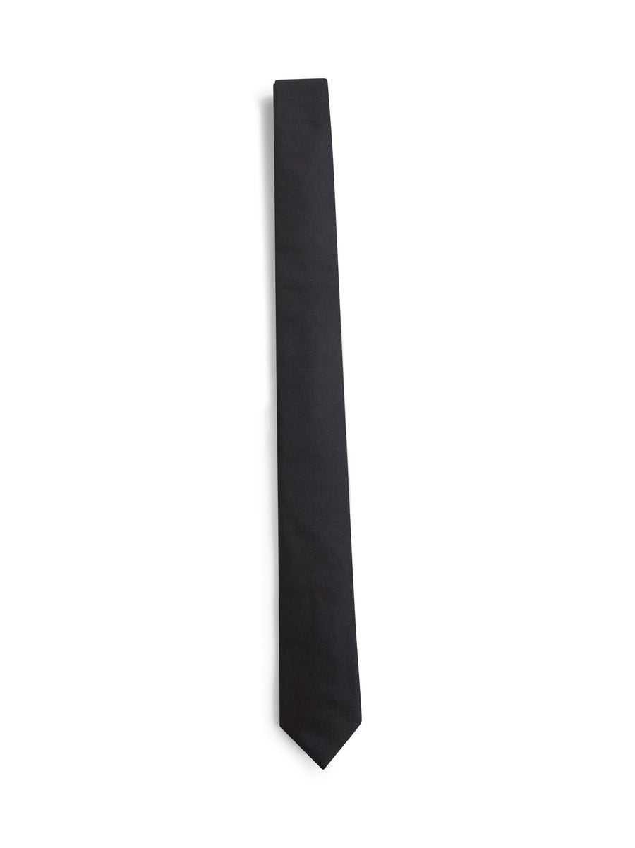 Tie Martini Silk Satin Black Ties & Bow