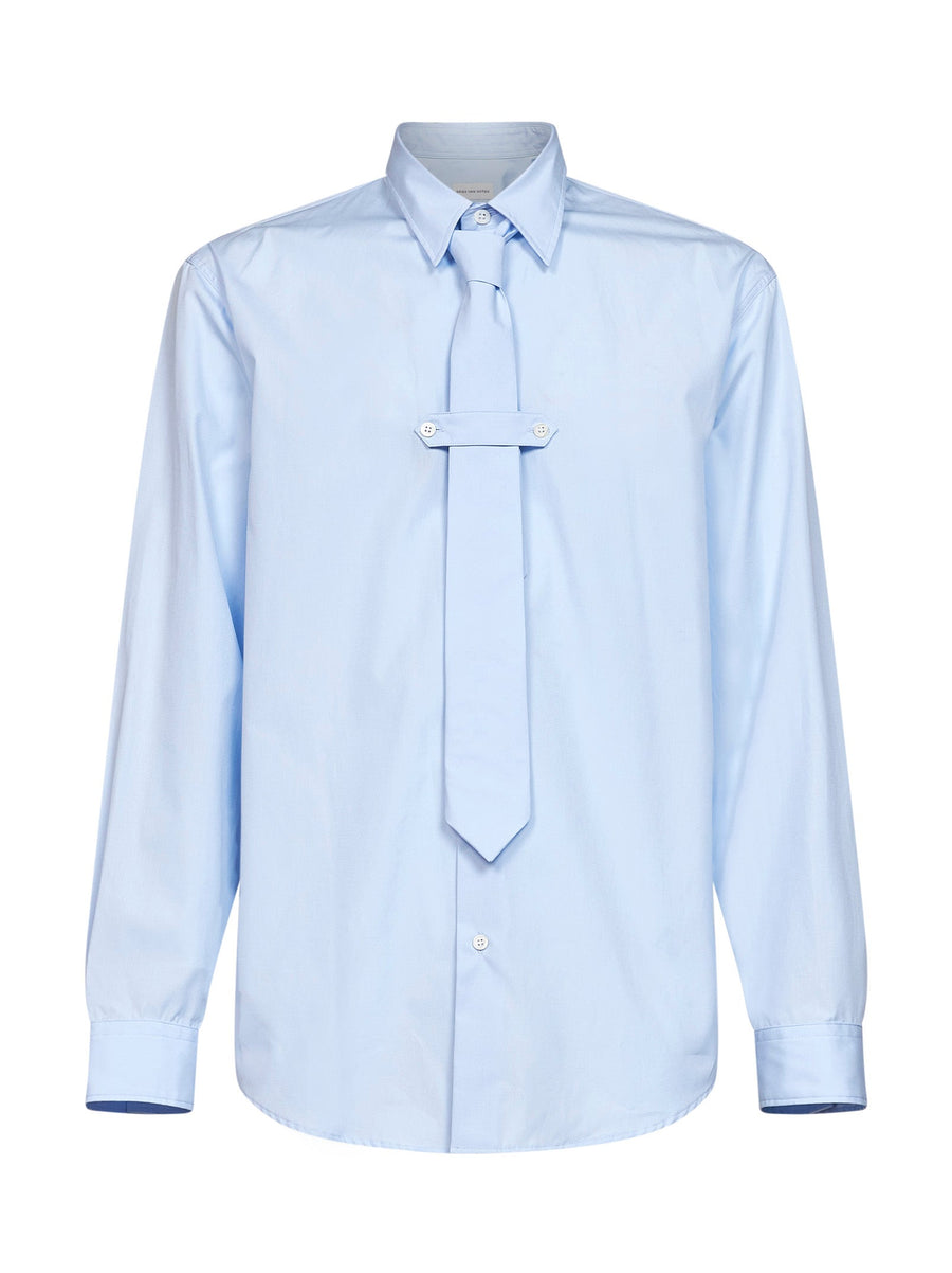 Shirt Cilian Light Blue Cotton Poplin