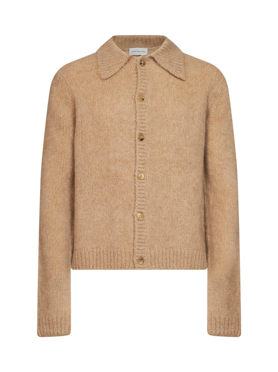 Cardigan Mora Alpaca Blend Camel Cardigans