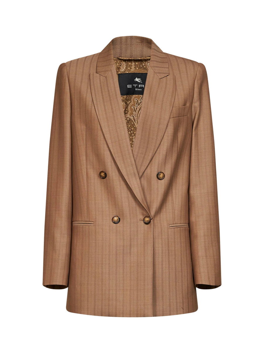 Blazer, Double-Breasted Wool, Mud Jacket