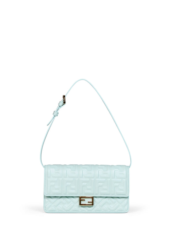 Wallet-On-Chain Baguette Light Green Lambskin Bag