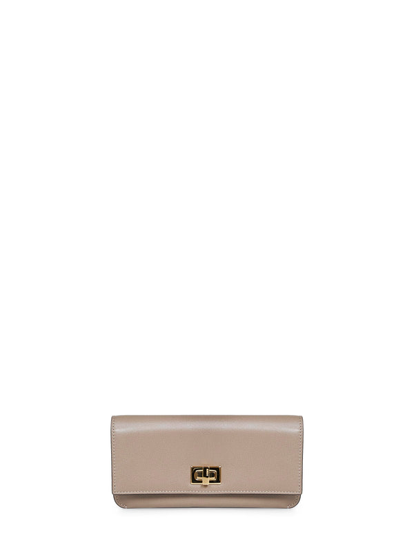 Wallet Way Continental Calf Leather Mud & Purses