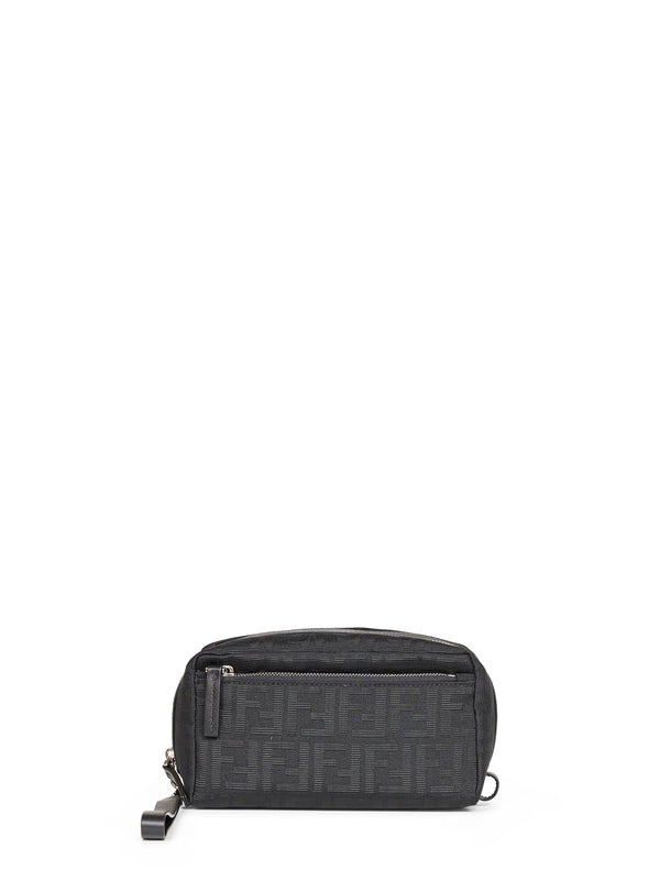 Beauty Case Zucca Black Jacquard Polyester Handbags