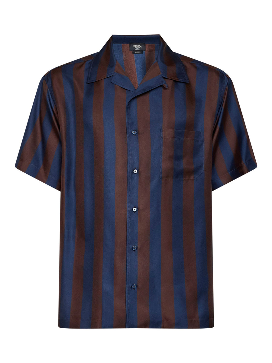 Shirt Pequin Short-Sleeved Multicolour Polyester