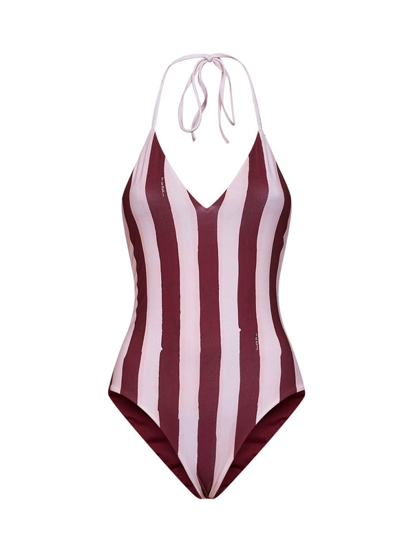 One-Piece Swimsuit Pequin Reversible Multicolour Polyester Swimwear