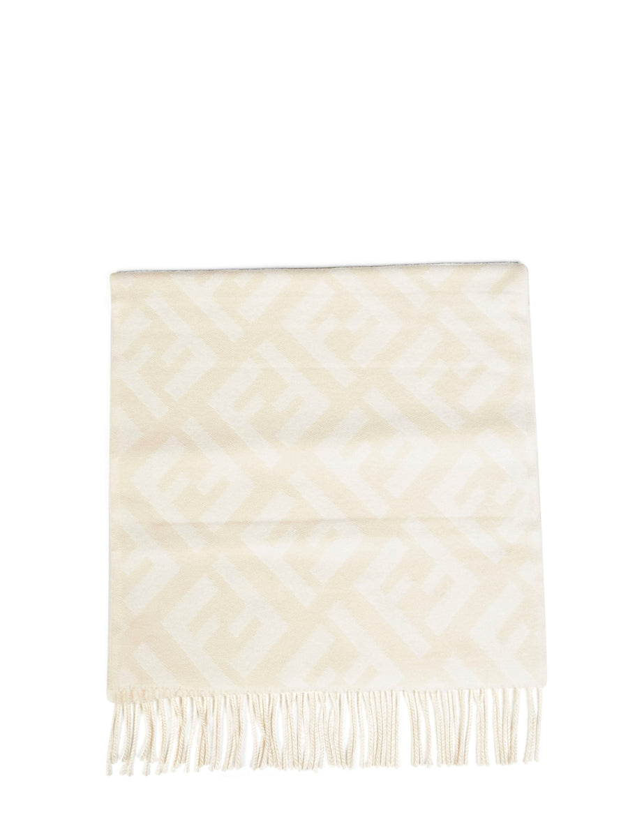 Cashmere Scarf Camelia Ivory