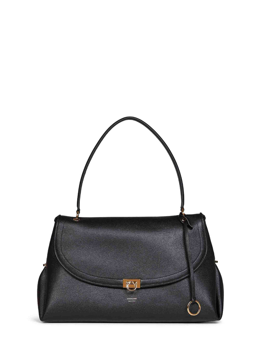 Shoulder Bag Sofia Black Calf Leather Handbags
