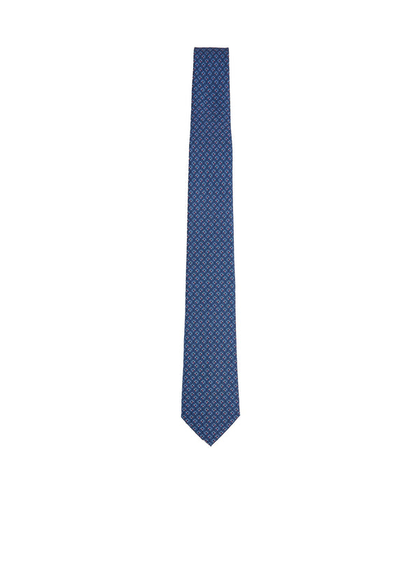 Tie Tetris Blue Silk Ties & Bow