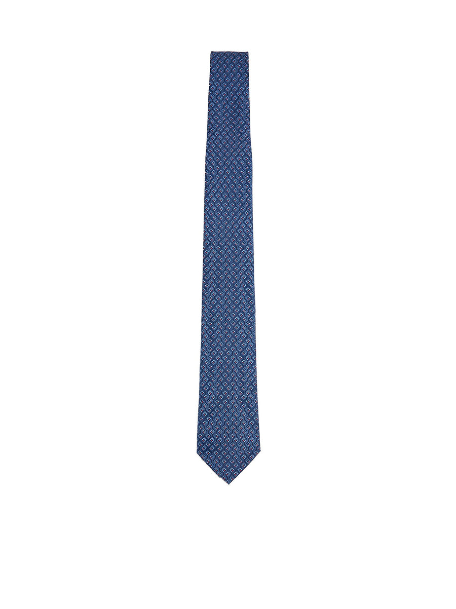 Tie Tetris Blue Silk Ties & Bow