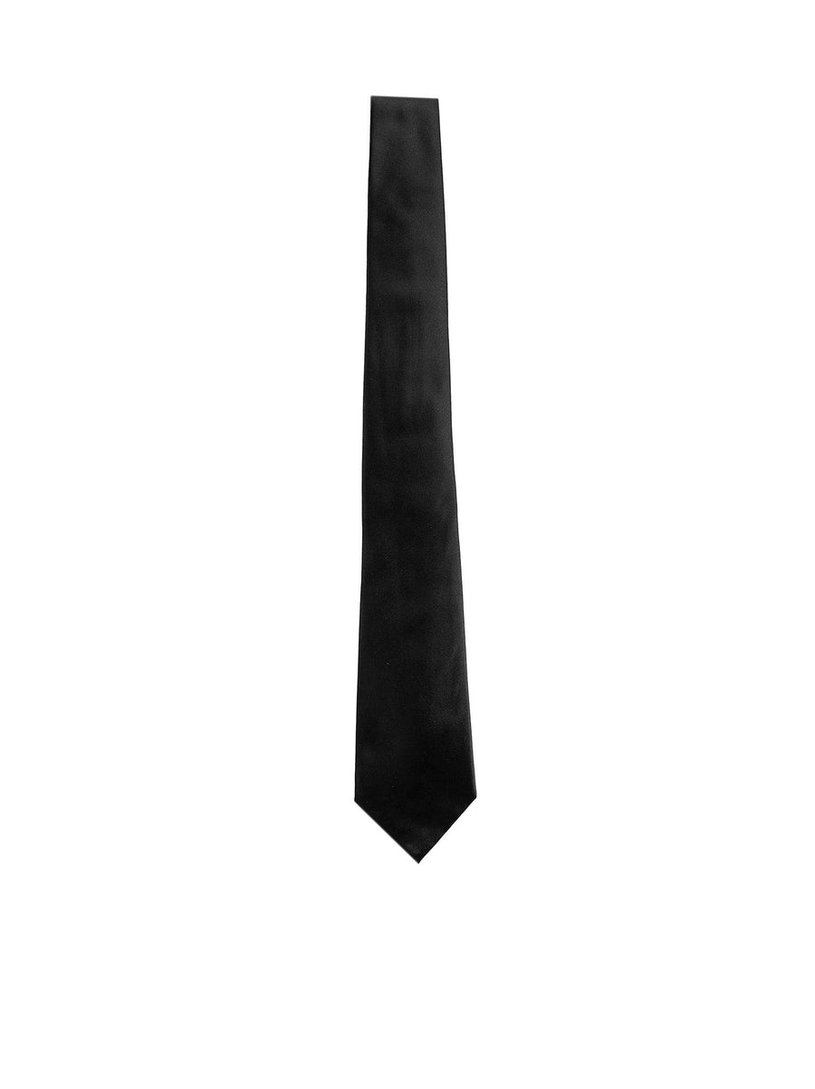 Tie - Black Silk Ties & Bow