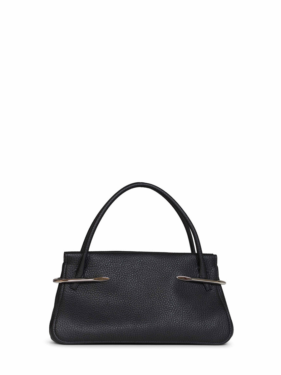 Handbag Pinch Medium Black Leather Calf Handbags