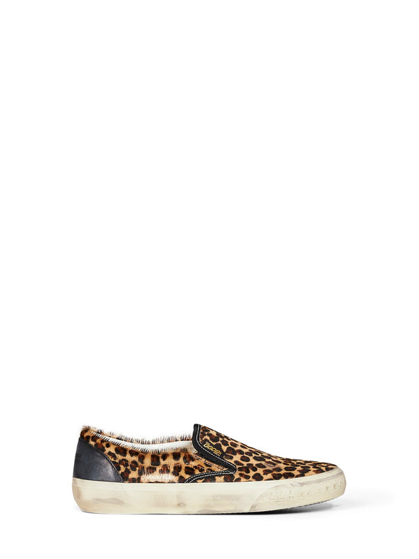 Sneakers Vce Penstar Leopard Calf Hair Multicolour Leather Trainers