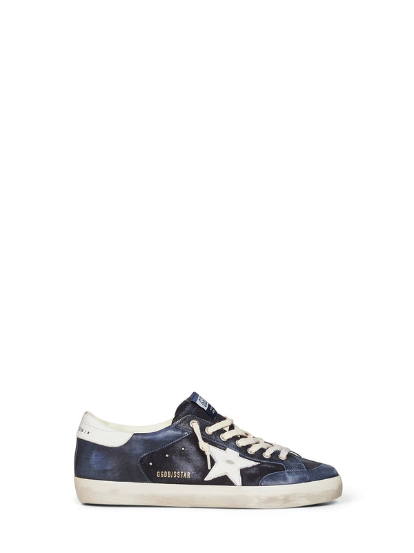 Sneakers Super-Star Dark Blue Suede & Nappa Leather Calf Trainers