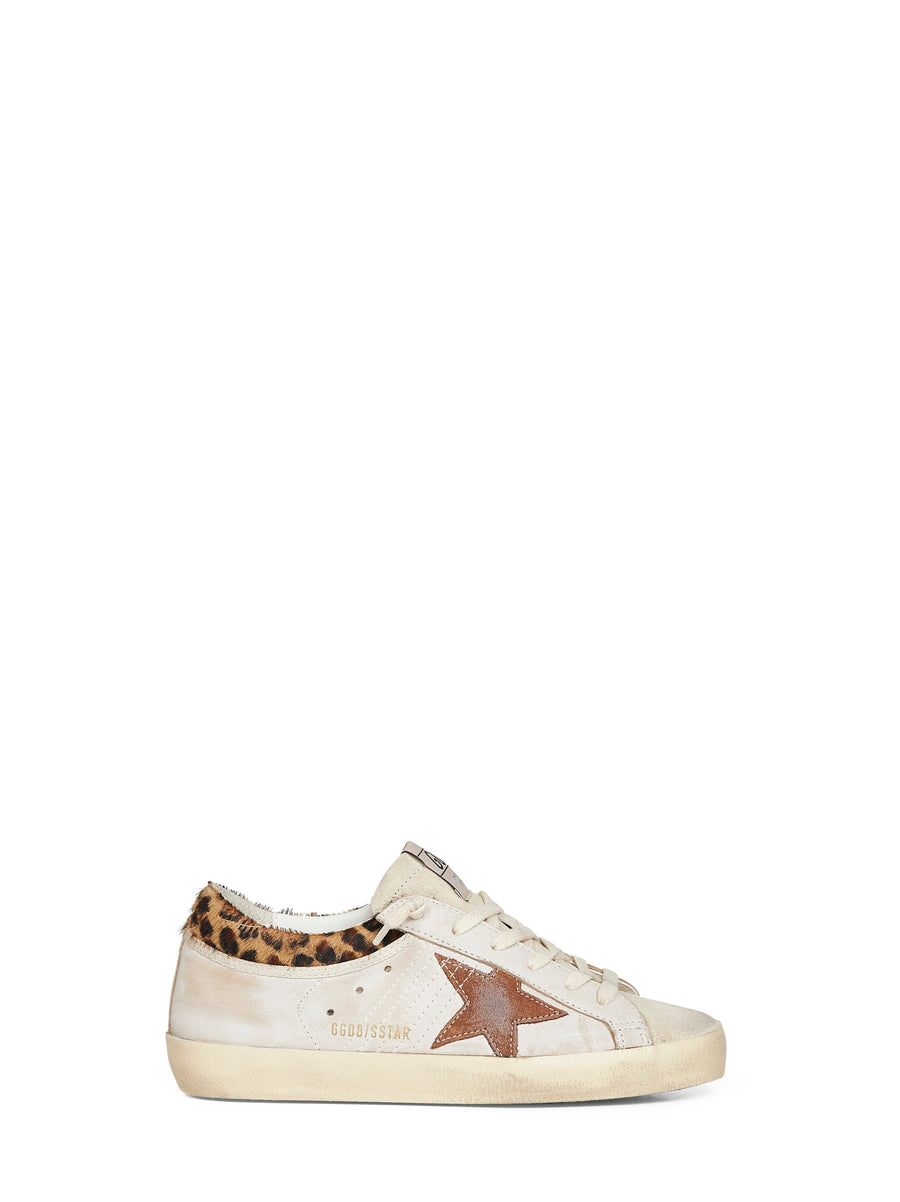 Sneakers Super-Star Beige Calf Leather Trainers