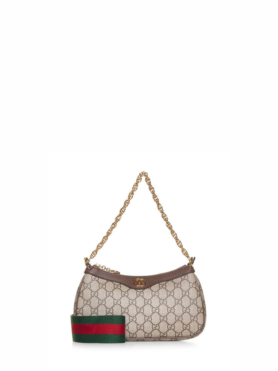 Shoulder Bag Ophidia Small Beige Gg Supreme Polyurethane Handbags