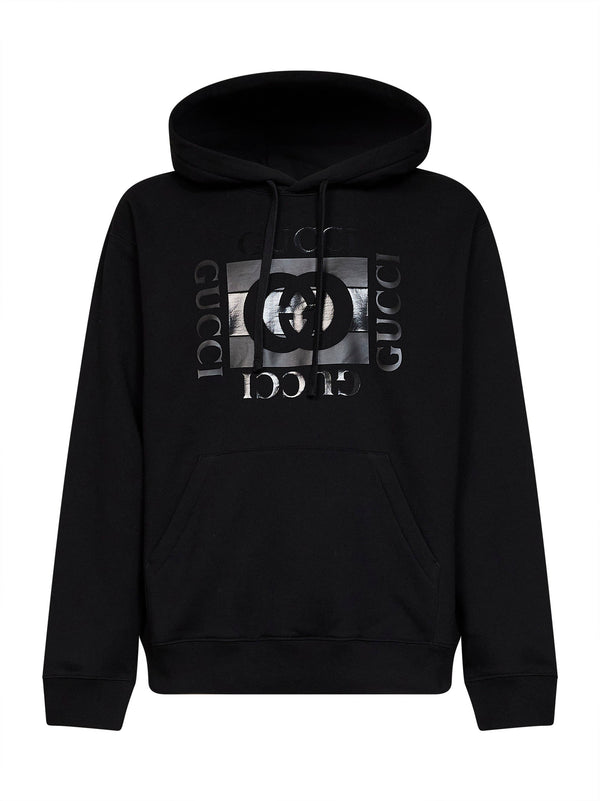 Hoodie Black Cotton Sweatshirts