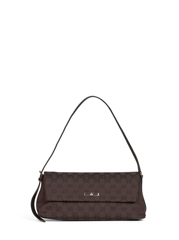 Shoulder Bag Madison Dark Brown Lambskin