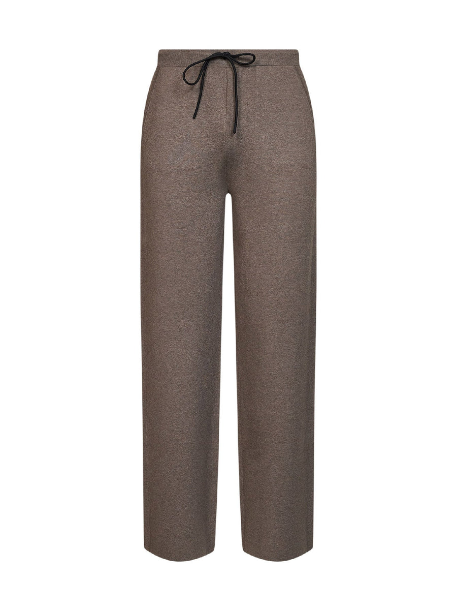 Knit Sweatpants Torre Mozza Grey Viscose Trousers