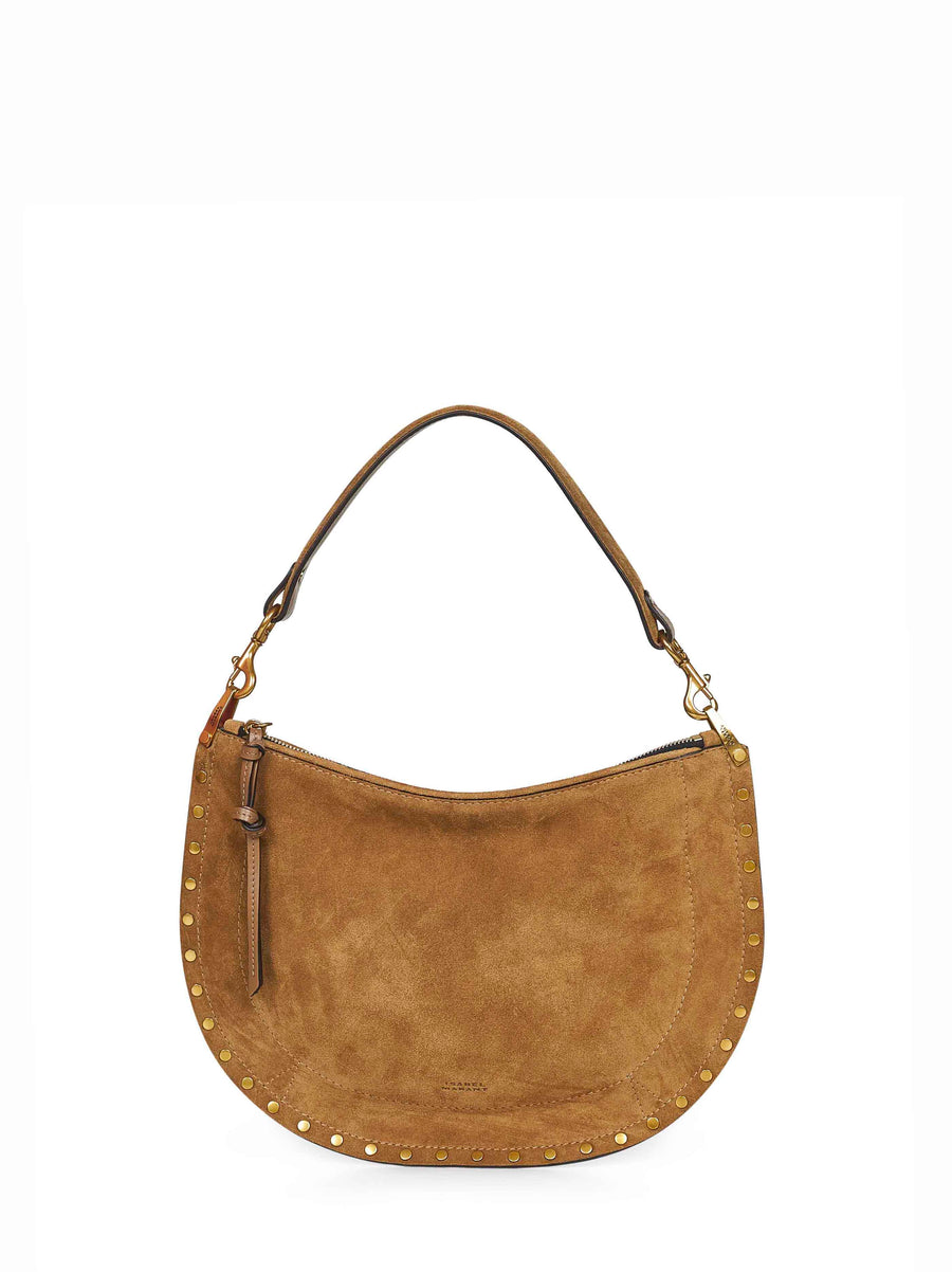 Shoulder Bag Oskan Soft Zip Grey Calf Leather
