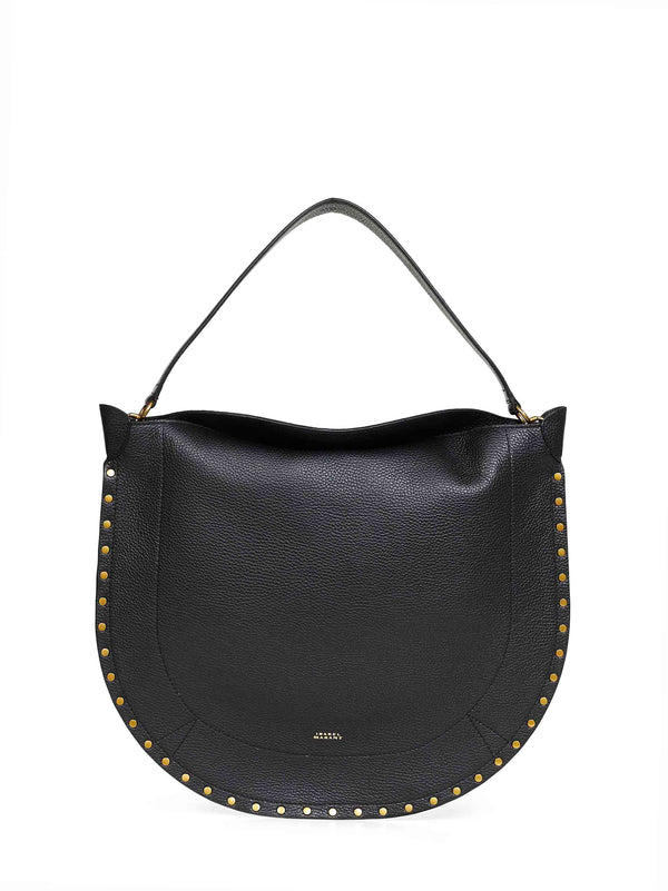 Shoulder Bag Oskan Hobo Black Calf Leather