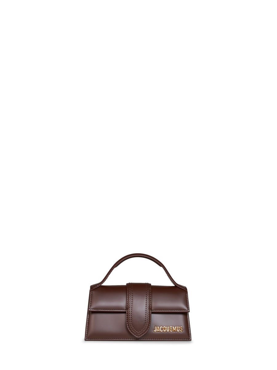 Flap Bag The Bambino Small Brown Leather Calf Handbags