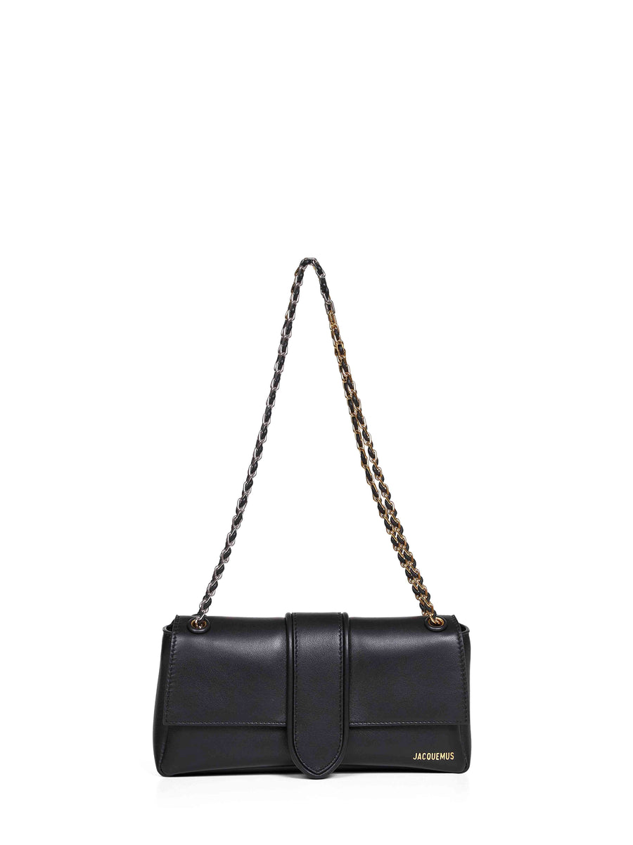 Shoulder Bag The Chaine Bambino Black Lambskin