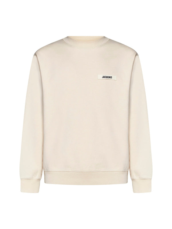 Sweatshirt Le Cotton Gros Grain Beige Sweatshirts