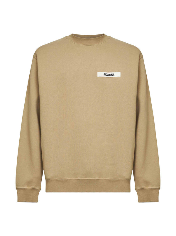 Sweatshirt The Gros Grain Beige Cotton Sweatshirts