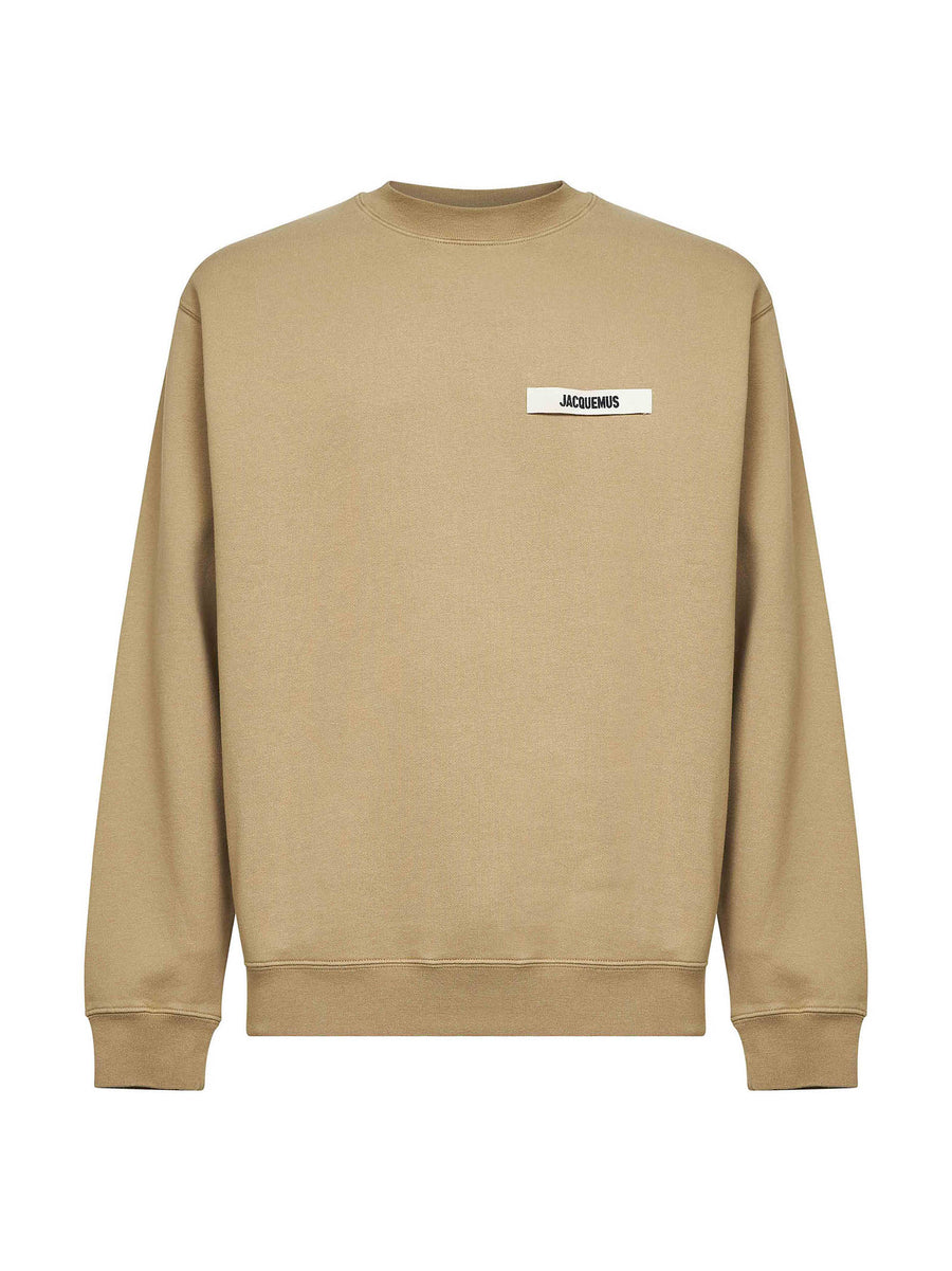 Sweatshirt The Gros Grain Beige Cotton Sweatshirts