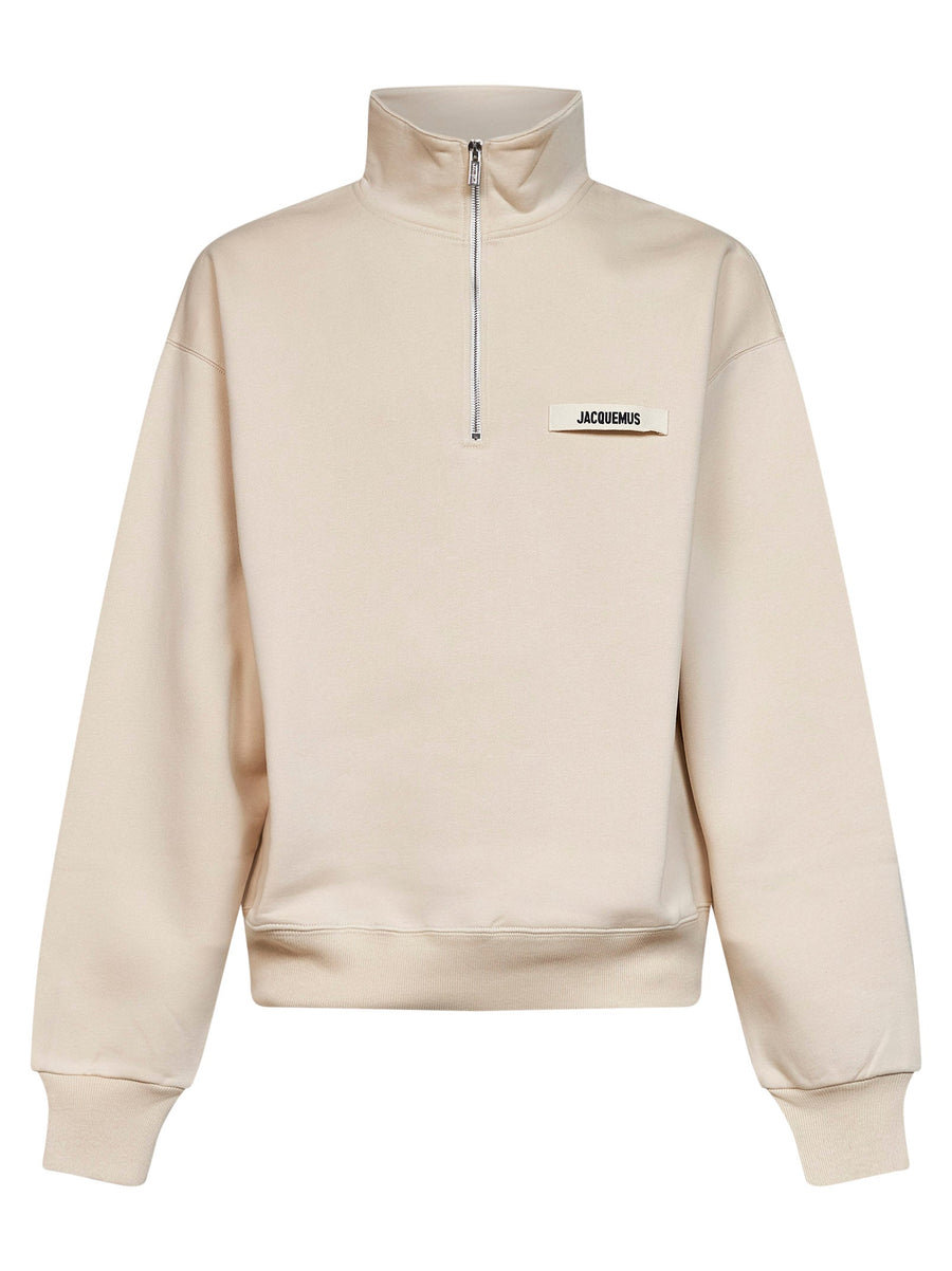 Sweatshirt The Gros Grain Beige Cotton Sweatshirts