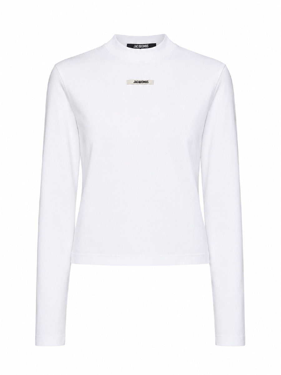 Long-Sleeve T-Shirt The Gros Grain White Cotton T-shirts & Jerseys