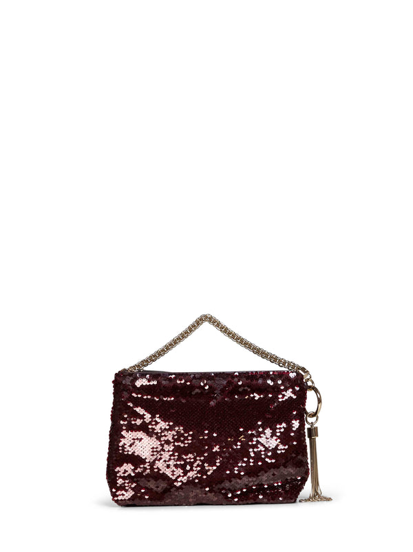 Clutch Bag Callie Bordeaux Polyester Shoulder