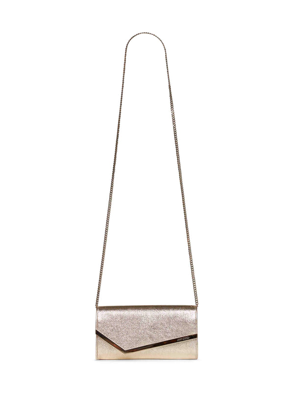 Chain Clutch Emmie Gold Cotton