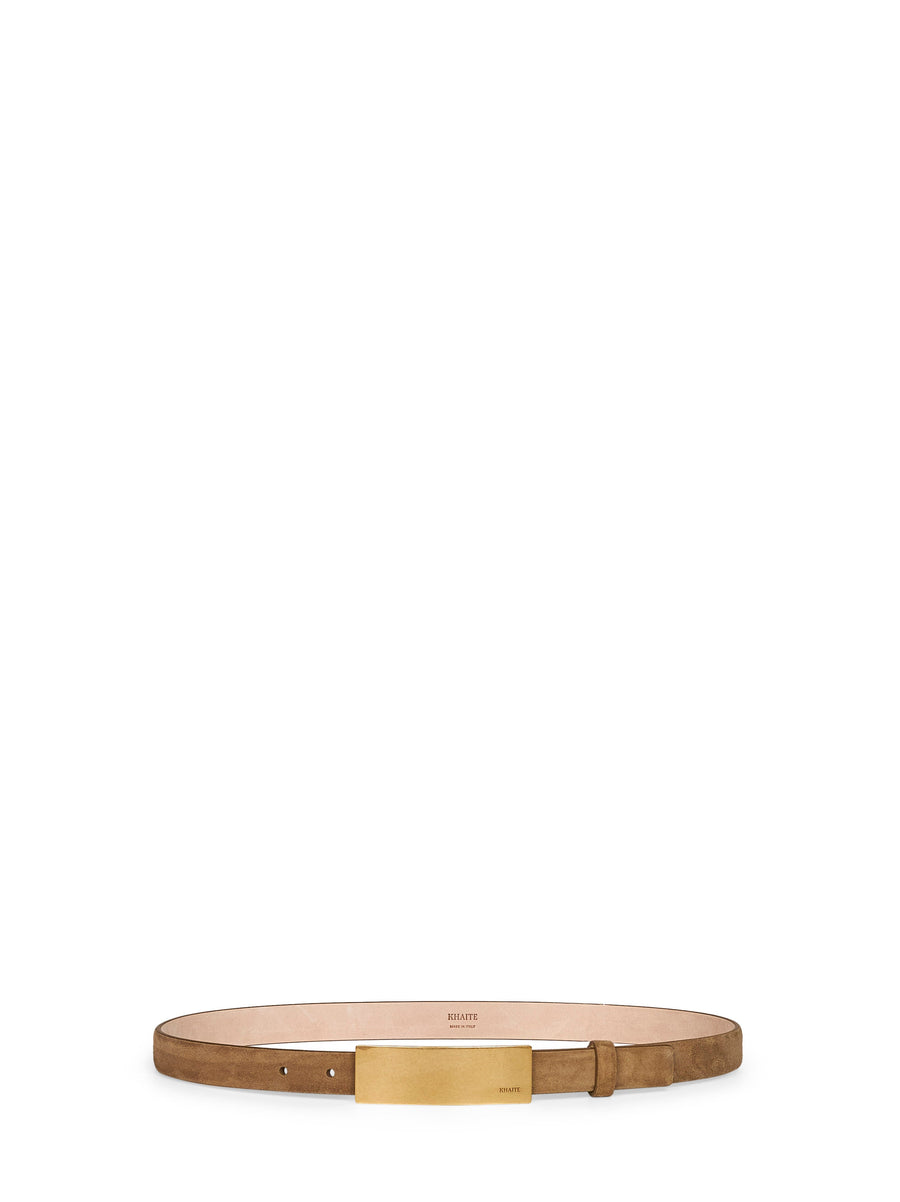 Belt Berlin Beige Suede Calfskin