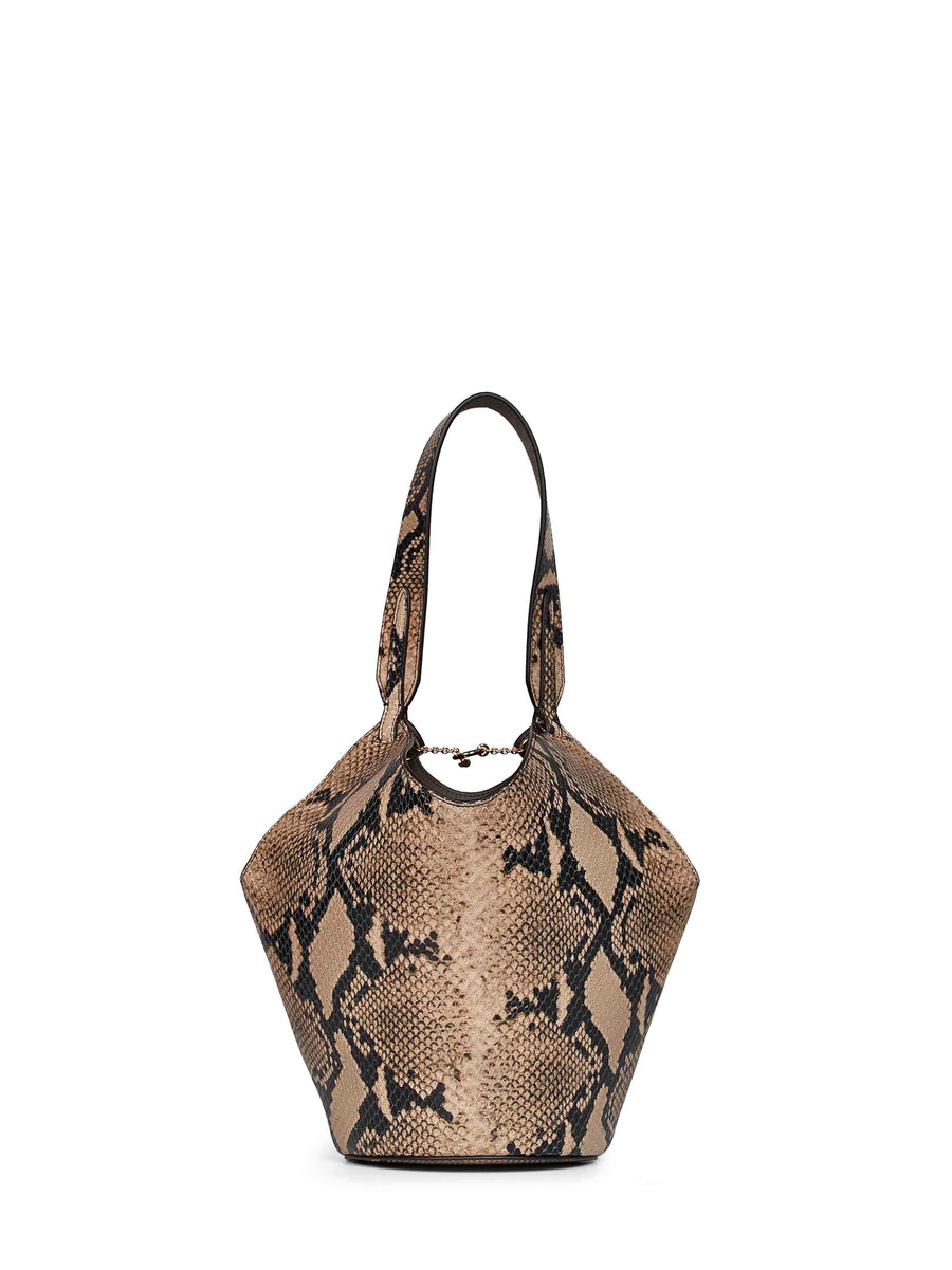 Tote Bag Mini Lotus Multicolour Calfskin Shoulder