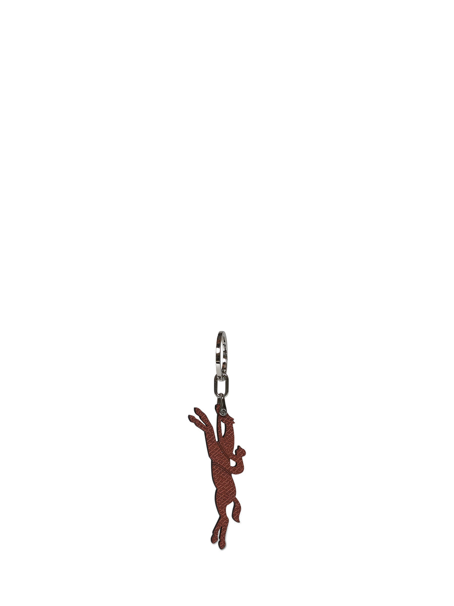 Keychain Le Pliage Original Brown Leather Calf Keyrings & Keychains