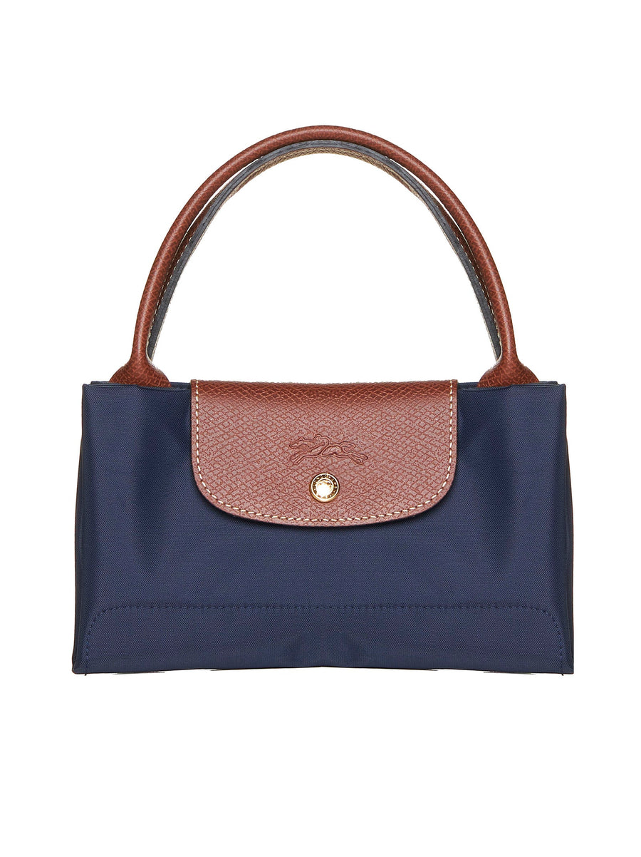 Handbag Le Pliage Medium Blue Polyamide Handbags